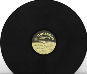 1956 DISQUE RELIGIEUX 78rpm 10''-AUDIODIC RECORDING BLANK-PRIERE DU SOIR MISSION - Picture 1 of 1