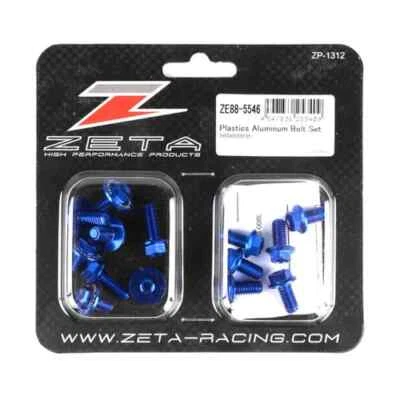 Kit de parafusos de plástico corpo Zeta alumínio anodizado azul Suzuki RMZ250 23 - Imagem 1 de 3