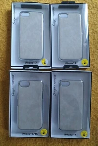 Design By Tortoise iPhone Luxury Suede Look Case Covers X 4 (iPhone 6/6S & 7) - Picture 1 of 7