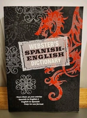 Webster's Spanish to English Dictionary (RARE Fall River Press Edition, 2009) - Image 1 of 4
