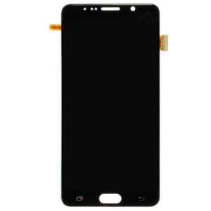 OLED Digitizer Assembly for Samsung Galaxy Note 5 Duos Black Aftermarket - Picture 1 of 2