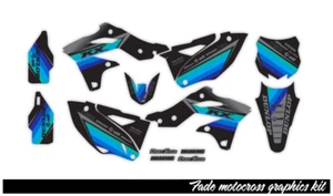 Kawasaki KXF 250 KX250F 2004 2005 KIT DE GRÁFICOS CALCOMANÍAS DE DESVANECIMIENTO CALCOMANÍAS MX - Imagen 1 de 4