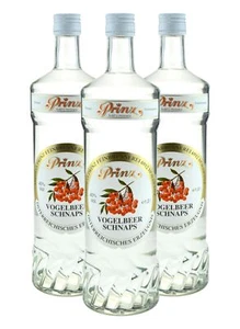 3 Flaschen Prinz Vogelbeer-Schnaps 1,0l aus Österreich - Bild 1 von 1
