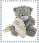 §  - Peluche Ours Me To You Mouchoir " Big Cuddles From " Carte Blanche 22 cm
