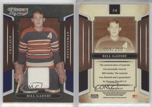 2008 Donruss Americana Sports Legends Mirror Blue Materials /250 Bill Gadsby HOF
