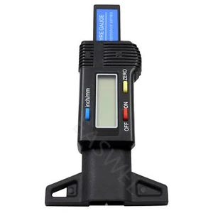LCD Display Digital Depth Gauge Tyre Tire Tread Brake Pad Wear New Shoe - Picture 1 of 3