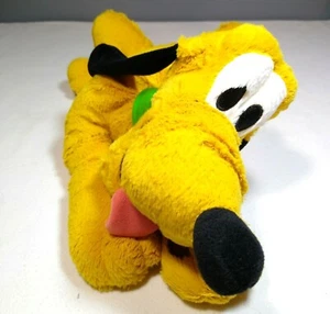 Peluche Disney 16" Pluto Sdraiato Cane Morbido e Floppy Perfetto Tema Parco Regalo - Foto 1 di 6