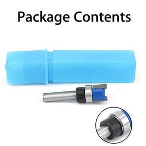 Heavy Duty 1/2-Inch Diameter Flush Trim 2-Flute Router Bit 1/4-Inch Shank - Picture 1 of 9