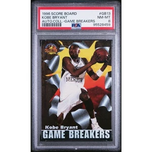 1996 Score Board Autographed Collection Game Breakers #GB13 Kobe Bryant PSA 8 - Picture 1 of 5