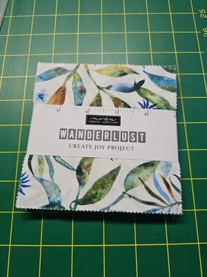 Wanderlust Charm Pack Create Joy Project 42-5 pulgadas tela precortada edredón cuadrados Foto 1 de 4