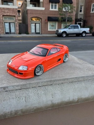 Pintura personalizada 200 mm 1/10 SUPRA JDM 4Tec-2 HPI DC10 YD2 MST TT02 FZ02 solo cuerpo Foto 1 de 4