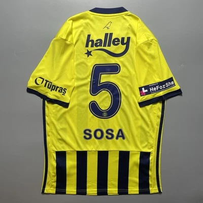 CAMISETA DE FÚTBOL LOCAL FENERBAHCE ADIDAS 2020/2021 #5 SOSA TALLA “M” GD3746 Foto 1 de 4