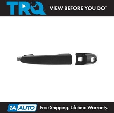 TRQ Front Left Exterior Door Handle Black For 2005-2009 Hyundai Tucson - Изображение 1 из 4