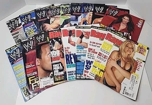 Wrestling Magazines Lot - WWE Raw (9/02-12/02) & WWE Magazine (9/02 - 8/03) - Picture 1 of 10