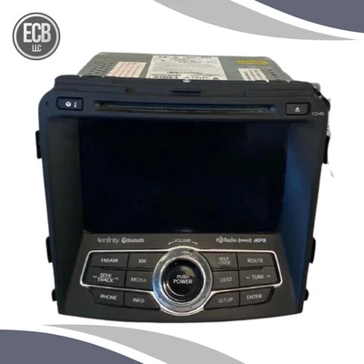 2011-2015 现代索纳塔无线电接收器导航显示屏原始设备制造商 965603Q705 — 第 1/4 张图片