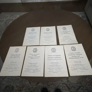 Set Of 7- Christie's  Catalog - Chinese Porcelain Oriental Ceramics Works Of Art - Imagen 1 de 22