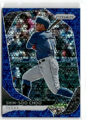 Panini Prizm Blue Disco Shin-Soo Choo 2020/199 Rangers #6 Foto 1 de 2