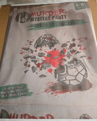 Murder Mystery Party Death By Chocolate Game Great Condition - Image 1 of 3