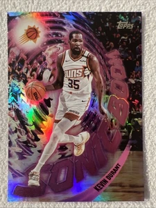 2025-26 Topps Kevin Durant Phoenix Suns Sonic Boom #SB-6 SSP HOUSTON ROCKETS - Picture 1 of 11