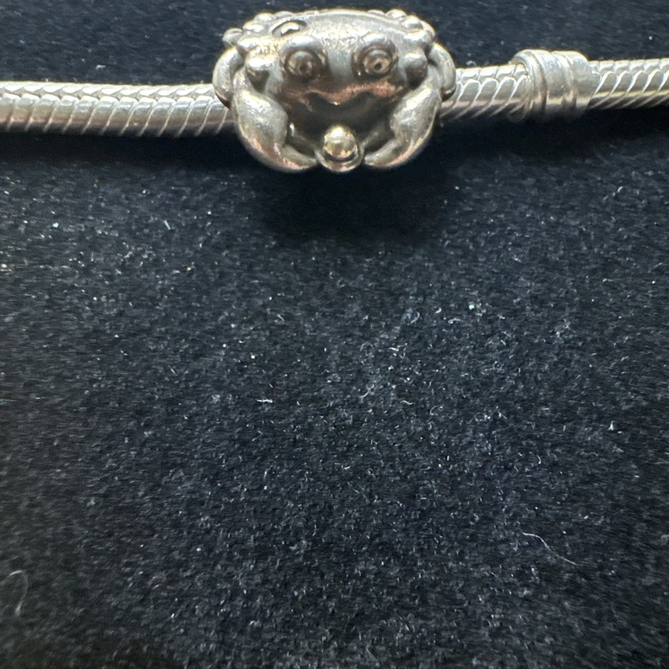 Подлинный Pandora счастливый краб тропический пляж океан подвеска, снят с производства - Изображение 1 из 4