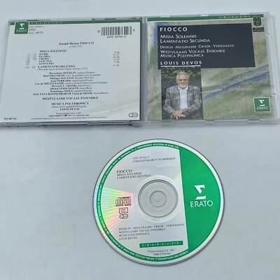 Fiocco: Missa Solemnis/ Lamentatio Secunda - Louis Devos - CD - Imagem 1 de 2