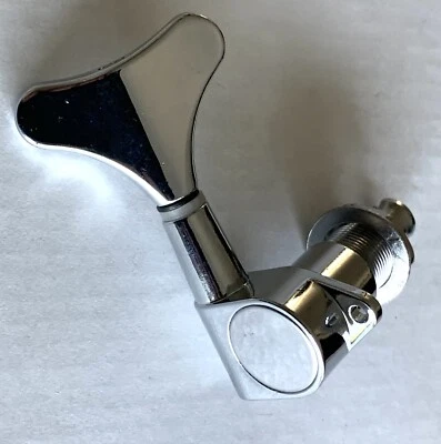 B.C. Rich Bass Guitar Original No-Logo Bass Side Chrome Tuner Tuning Peg - Image 1 of 4