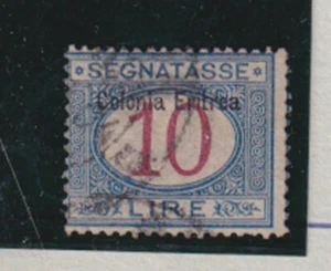 (eritrea)1903 Sc J11 optd at top,used,rare!       v500 - Picture 1 of 3