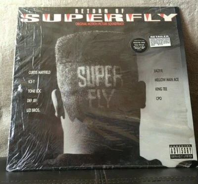 Return Of Superfly Soundtrack Vinyl Record LP 1990 Capitol Records Eazy-E Ice-T - Image 1 of 4