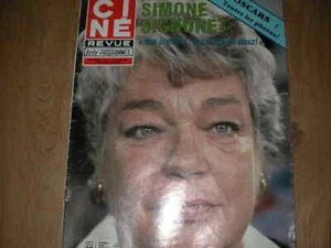 Cine Revue 1982 ROMY SCHNEIDER poster TIMOTHY HUTTON SIMONE SIGNORET - Imagen 1 de 1