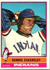 Dennis Eckersley Rookie 1976 Topps Cleveland Indians #98 excelente estado - Imagen 1 de 2