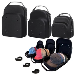 Juego de 3 estuches de viaje para gorras de béisbol - estuches rígidos con capacidad para 21 sombreros - Imagen 1 de 9
