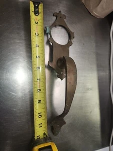 Vintage 12" ungereinigtes Messing Türgriff Teile Reparatur Ziehen Gothic USA - Bild 1 von 6