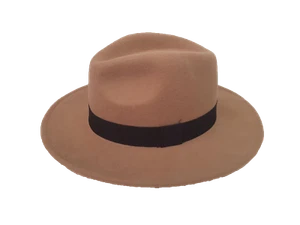 Damen und Herren Mode Filz breite Krempe Fedora 100% Wolle Hut mit breitem Band - Bild 1 von 11