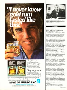 RONRICO RUM OF PUERTO RICO RUM AD #10 RARE 1982 OUT OF PRINT VINTAGE 2/3 PG AD - Picture 1 of 2