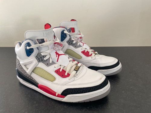 Jordan Spizike Mars Blackmon 2009 taglia UK 11 (bianco rosso fuoco nero)