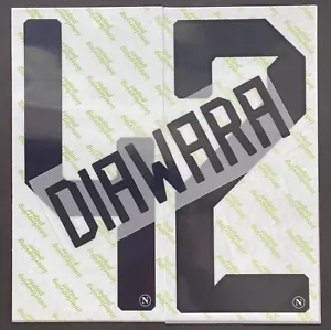 DIAWARA NAPOLI NOME+NUMERO UFFICIALE 3RD 2018-2019 Kappa - Foto 1 di 1