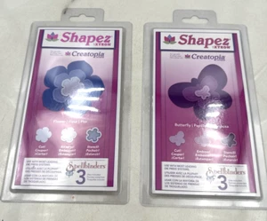 Shapez Xyron Spellbinders Nestibilites FLOWER & Butterfly Die Card Making NEW - Picture 1 of 5