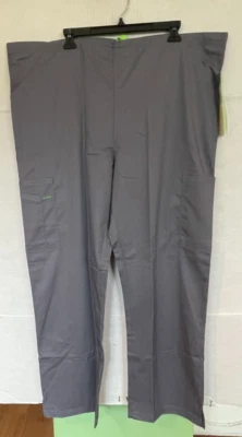 CALÇA ESFOLIANTE PLANDAU PROFLEX CORDÃO CINTURA MASCULINA TAMANHO L CINZA GRANDE NOVA - Imagem 1 de 3