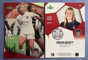 Jordan Baggett 2022 Parkside NWSL Volume 1 FOILBOARD FOIL PARALLEL #177 SPIRIT