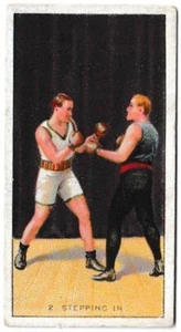 Carreras - 'The Science of Boxing Series (Black Cat)' (1914) - Stepping In - Picture 1 of 2