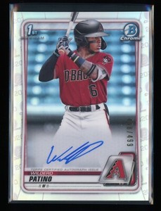2020 Bowman Chrome Wilderd Patino Auto #CPA-WP Refractor /499