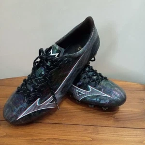 Mizuno Alpha JAPAN Black Soccer Cleats P1GA2360 Size 26.5cm From Japan - Picture 1 of 9