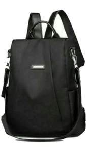 Schwarzer Rucksack/Schulter Anti-Diebstahl Wasserdicht - Bild 1 von 4