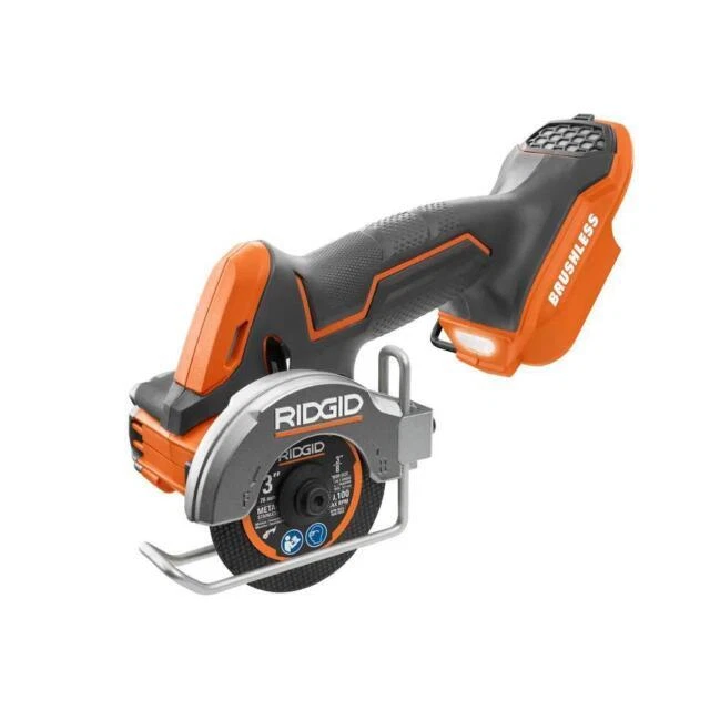 RIDGID R87547B 18V SubCompact Brushless 3 in. Multi-Material Saw