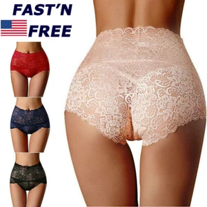 Plus Size Lace Panties Women Underwear Knickers Seamless Briefs Lingerie Female - Picture 1 of 11