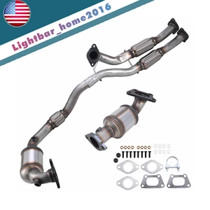 Both Exhaust Catalytic Converter w/Flex Pipe For 2012-2016 Cadillac SRX 3.6L - Picture 1 of 12