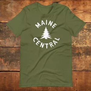 MAINE CENTRAL RAILROAD T-SHIRT VINTAGE-STIL T-SHIRT KIEFER PORTLAND BAR HARBOR - Bild 1 von 14
