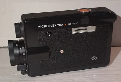 Microflex 200 Sensor Filmkamera super 8 mit Optik Agfa Movaron 1:2/9-30 - Bild 1 von 4