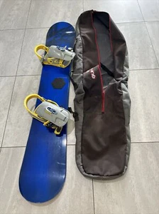 K2 Snowboard 132cm Pre-owned Custom Button Boot Quiksilver Bag - Picture 1 of 17