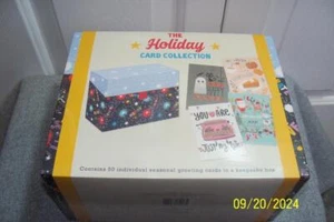 Papier Charms Weihnachtsgruß saisonal 50 Karten Sammlung & Andenken Box NEU - Bild 1 von 7